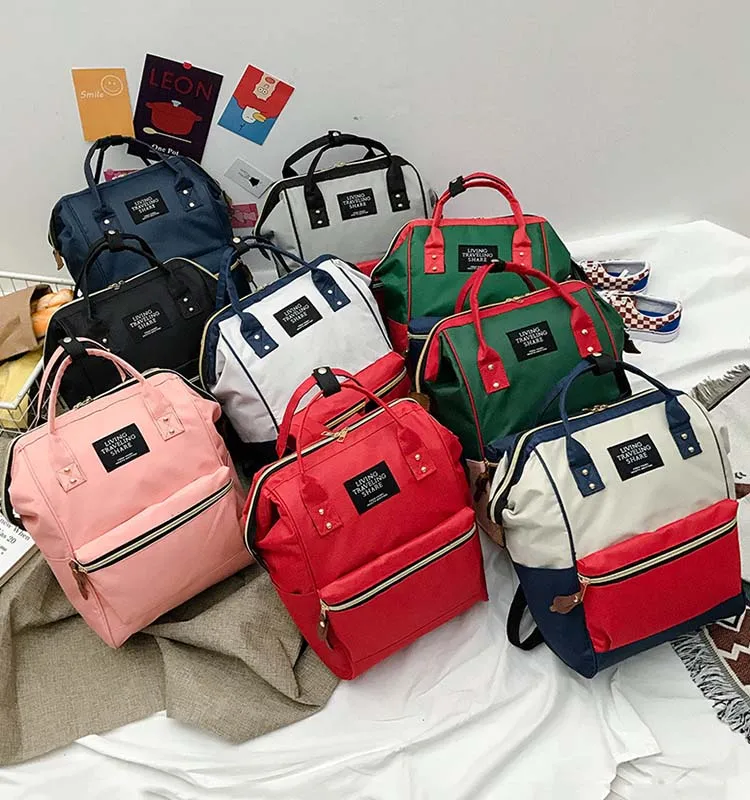 

Custom logo travel korean women waterproof school bags backpack, Optional