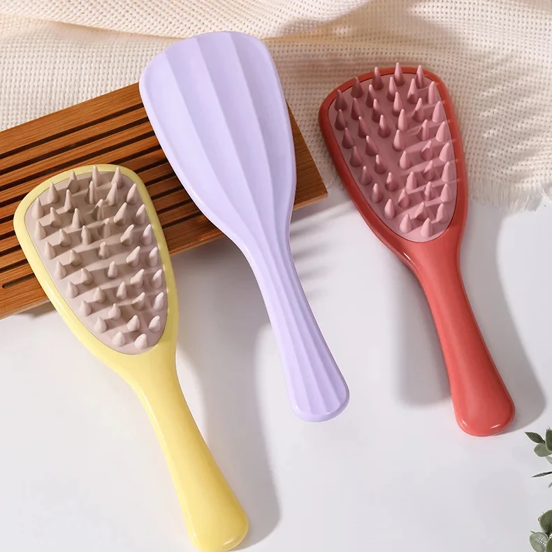 

New Arrival Hair Care Tools Candy Color Hair Scalp Massage Shampoo Brushes Your Own Brand In PVC Box