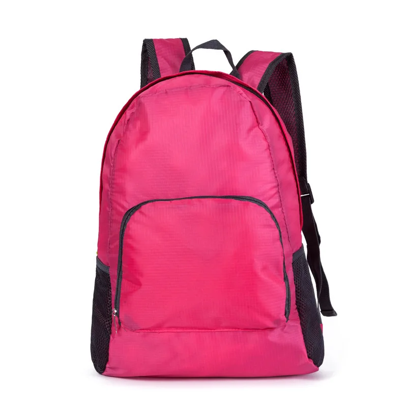 

Custom promotion waterproof nylon student gift school bag, Purple