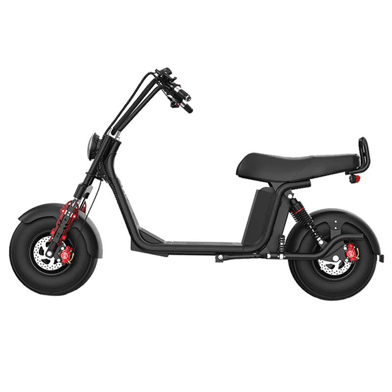 

2022 Hezzo 1500w/2000W lithium battery 60V 20AH Front and rear shock suspension citycoco Electric motorcycle