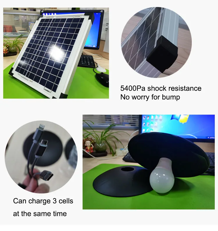 Automatic outdoor lighting mono solar panel charger 20000mah battery powerbank system - ANKUX.COM