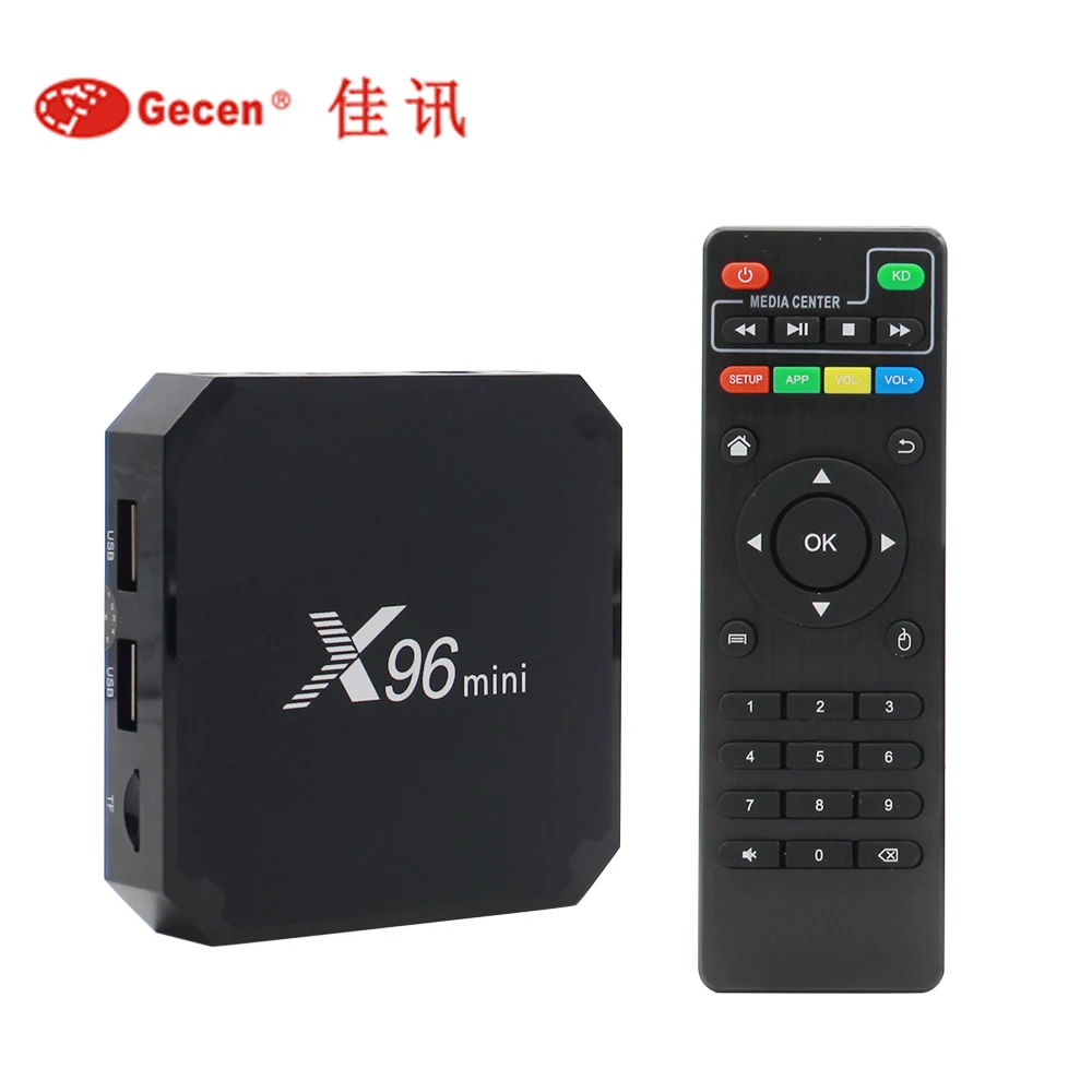 

X96 MINI Android TV BOX Android 7.1 Smart TV Box 2GB 16GB Amlogic S905W Quad Core 2.4GHz WiFi support 4K Android tv box