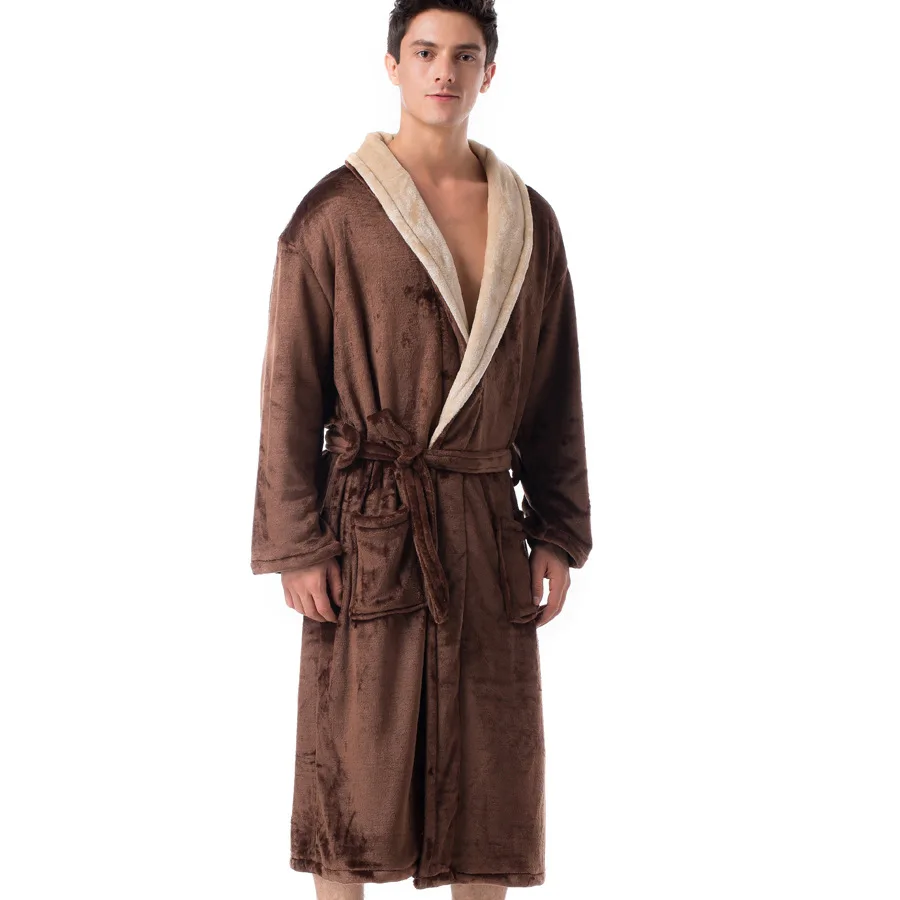 

varsace robe men 2022 mens designer robes Winter Warm Sleepwear Bath Robes With Custom Logo Cozy Pajama For Men