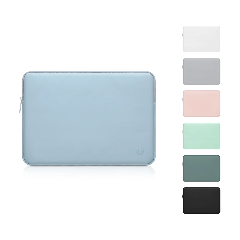 

Wholesale Custom Universal Notebook Computer Sleeve Zipper Case Bag Pu Leather Laptop Sleeve With Zipper