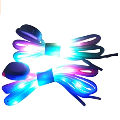 

LED Shoelaces Light UP Laces 3 Modes 7 Colors Outdoor Sports LED Shoelace Multicolor, Custom color