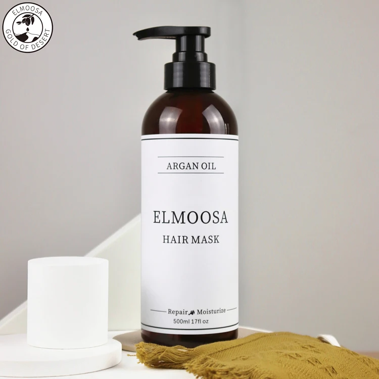 

ELMOOSA Argan Oil Silicone-Free Evaporation-Free Film 500ml Conditioner Softening Scalp Care Hair Care