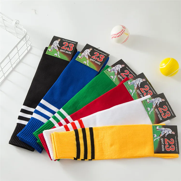 

WIIPU woman Fashion Long Socks Warm Over the Knee Socks Adult Students Striped Sports Football Socks