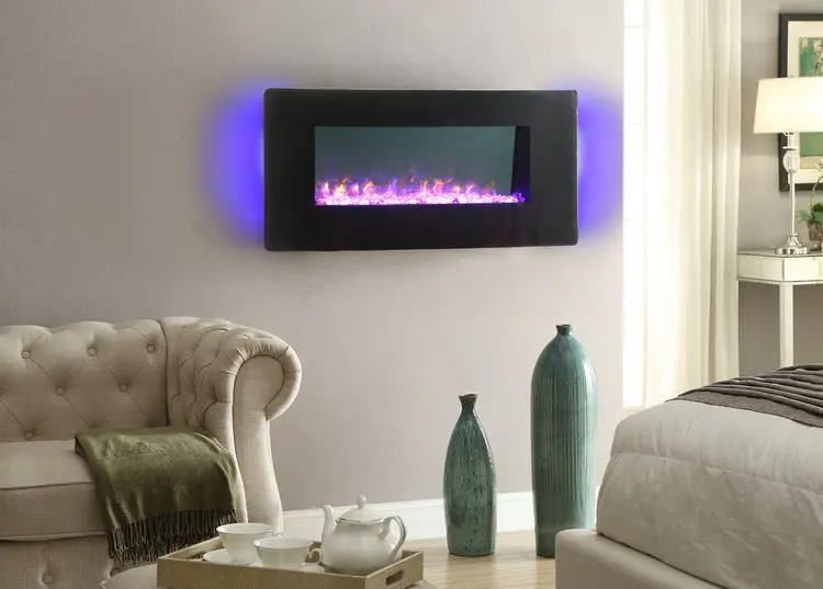 Chimenea Eléctrica De 42 Pulgadas Con Control Remoto,Chimenea Eléctrica