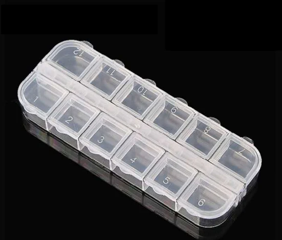 

wholesale 12 grid beads storage box for diamond painting