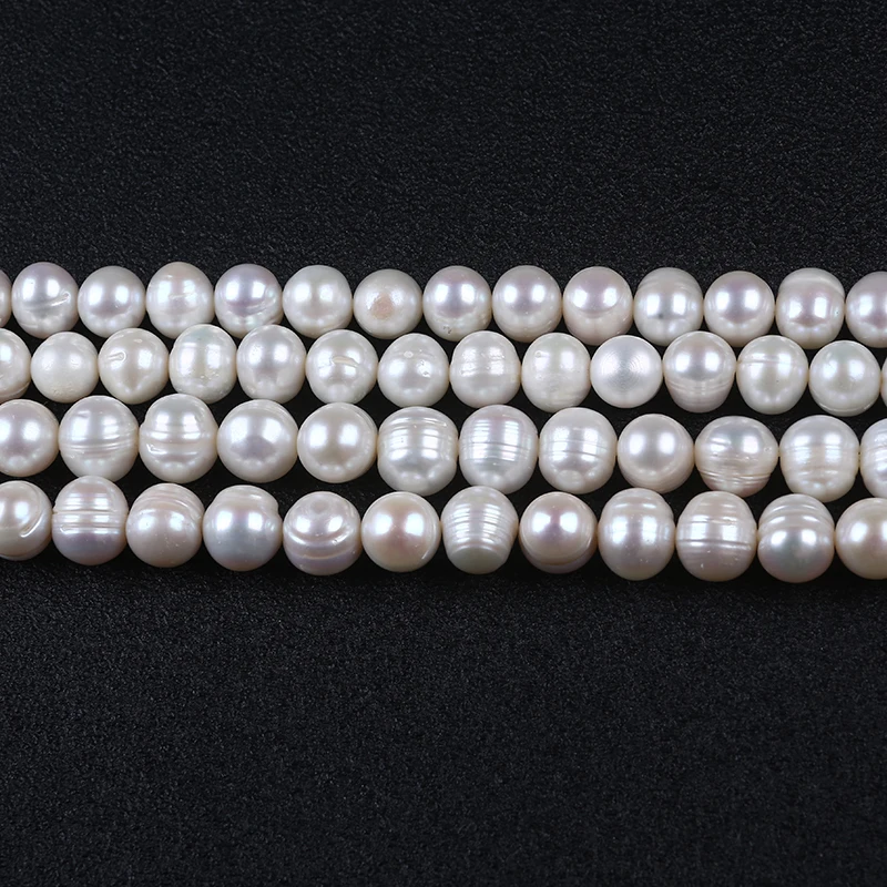 

11-12mm White Freshwater Pearl Strands For Decoration