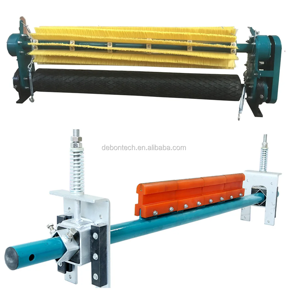 Secondary polyurethane belt cleaner blade cement conveyor cleaner .jpg
