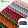 Furniture fabric manufacturer 100% polyester warp knitted bronzed holand's velvet fabric for sofa