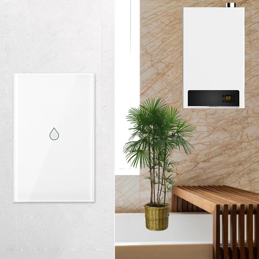 Heater Smart Wifi Switch Horizontal Compatible with Alexa and Google Home US 20A 3000W WiFi Boiler Touch Switch - ANKUX.COM