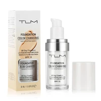 

30ML TLM Color Changing Foundation Makeup Base Nude Face Liquid Cover Concealer Longlasting sombras Skin care Foundation