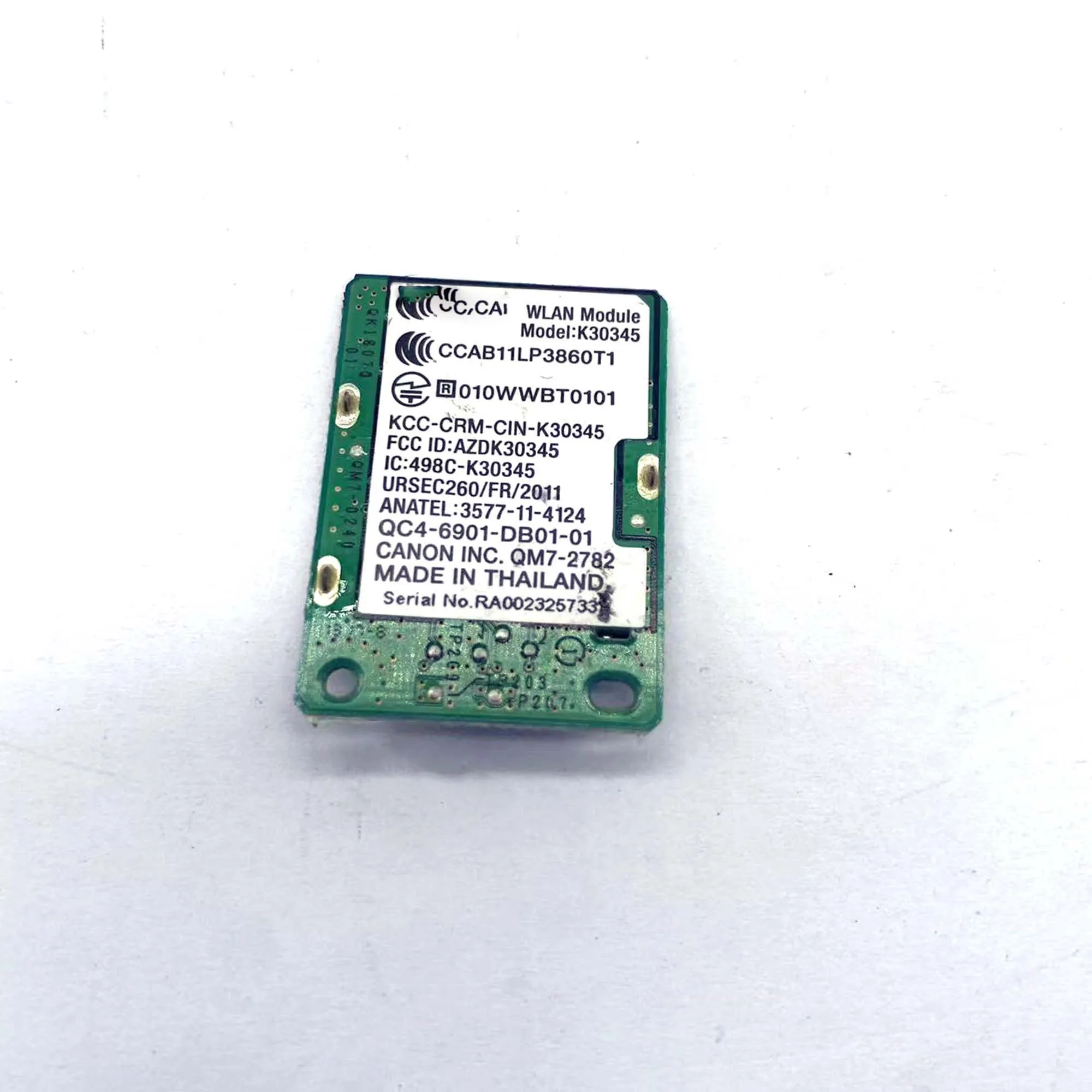 

Wifi Card K30345 Fits For Canon MG6320 MG6330 MG7770 MG6300 MG6360 MG7510 MG6380 MG6530 MG7500 MG7750 MG6350 MG7765 MG7170