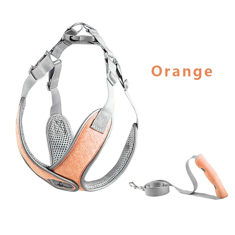 

Hot Sale Dog Harness And Leash Solid Color Dog Leash, Multicolored