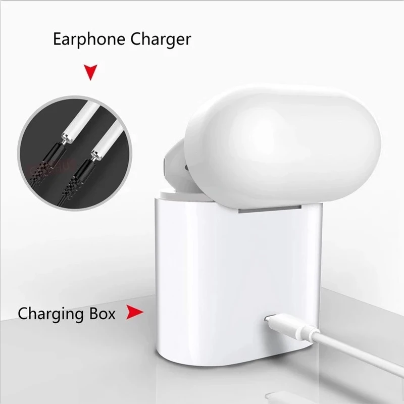i7/i7s tws /i8/i9/i9s TWS wireless earphone Sports portable music earphones LED wireless stereo headphone auriculares inalambric - ANKUX.COM