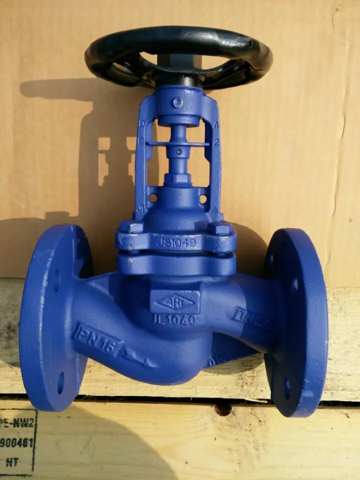 
DN 100 150 200 DIN Bellows Seal Carbon Steel Globe Valve ( Stop Valve ) 