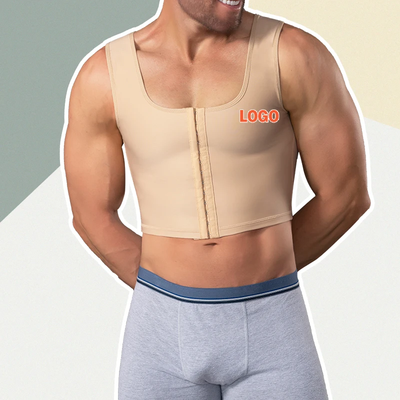 

New Arrival Waist Girdle Tummy Control Corset Men Shapewear Shirt Men'S Compression Shirts Slimming Waist Body Shapewear Vest