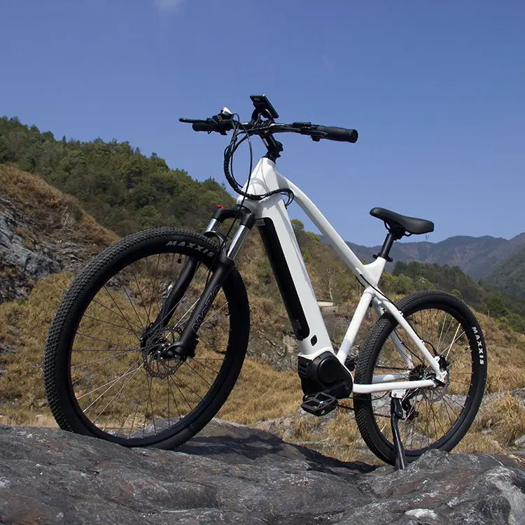 

New ASKMY EMC3.0 48V 500W Mid Drive Motor Bicycle Electric Mountain Cycle 27 inch Adult Car Road Mountain Bicycle Cycling