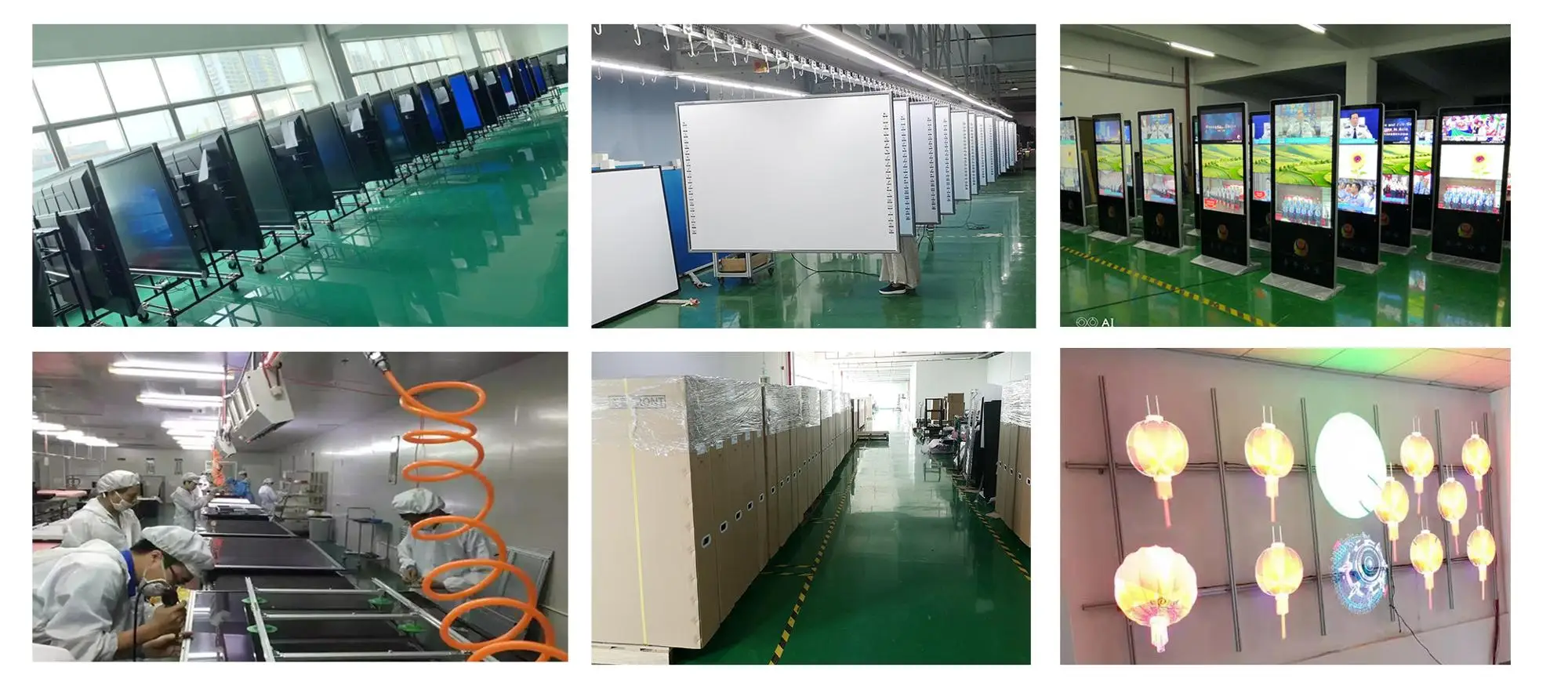 Factory direct price advertising led screen wall mounted display digital advertising screen wall 43 for store player