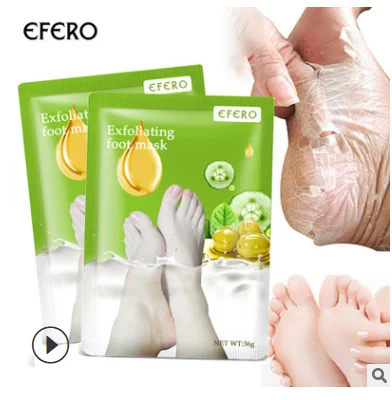 

EFERO Exfoliating Foot Peel Mask Callus Remover Olive Moisturizing Nourishing Foot Mask