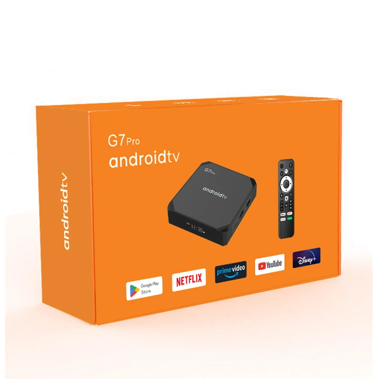 

2023 New G7 pro android 11.0 tv box 4K Androidtv 11 Amlogic S905Y4 ATV 5G dual WIFI 4Gb 32Gb set top box smart tv G7pro G7 MINI