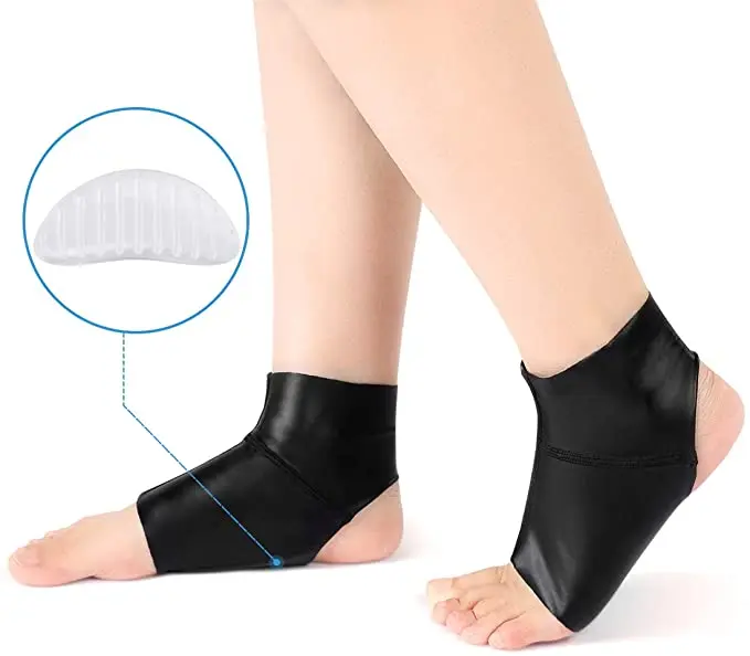 

Arch Support Brace with Ankle Protector Compression Flat Foot Sleeve, Black