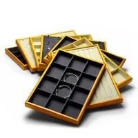 

DIGU Wholesale Cheap Jewelry Display Solid Wood Jewelry Tray Pendant Ring Necklace Luxury Tray Jewelry Tray Organizer