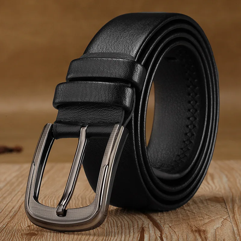 

Korean Style Fashion Casual Belt Men's Simple Wholesale Pu Leather Belt For Men