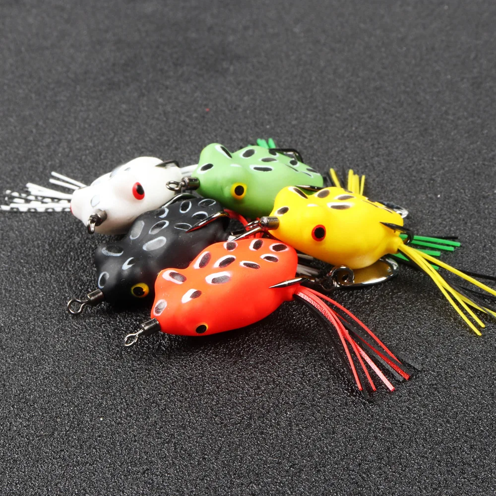 

5g 3cm Fishing Artificial Insect silicone Soft Lures Frog Fishing Lures spoon lure