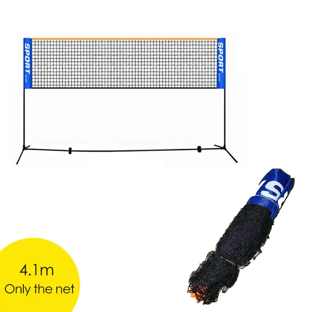 

Portable Badminton Net Easy Setup Durable Nylon Polyester Volleyball Nets For Tennis Pickleball Training Outdoor Sports