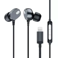 

metal mfi certified lighting earbuds in-ear headphone stereo wired earphone for iphone 7 8 x