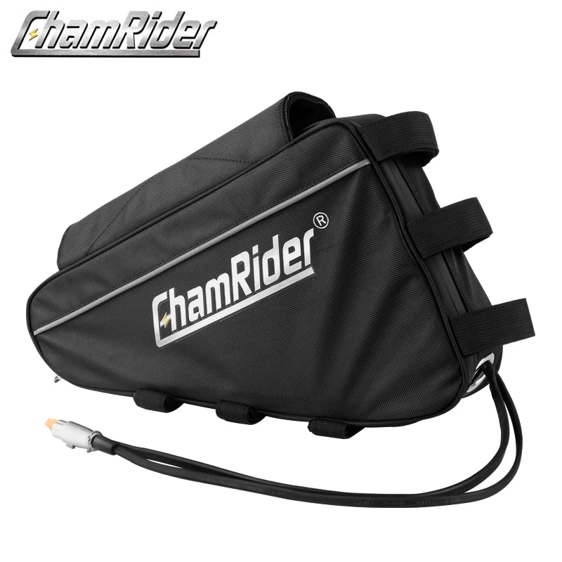 

ChamRider Triangle Battery 18650 21700 Original 36V48V52V Battery ebike Battery 40AH Large Capacity 250W-1500W Super Powerful