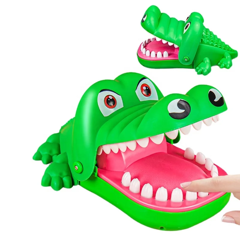 

Pop it finger biting toy novelty & gag toys crocodile bite the hand funny gadgets plastic toy for kids