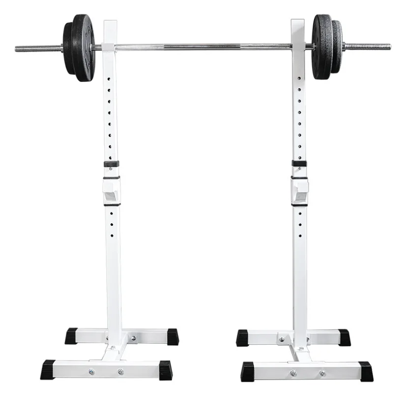 

High Performance Barbell Suit Household Squat Rack Barbell Rack Bench Squat Rack Equipment, As picture