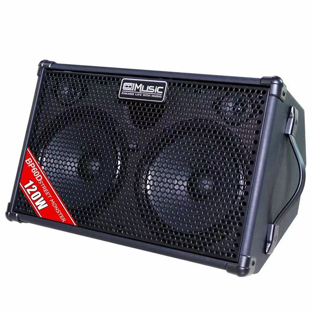 

2022 COOLMUSIC Acoustic Guitar Amplifier New Product Power Amplifier 120W Amplifier with Microphone Input