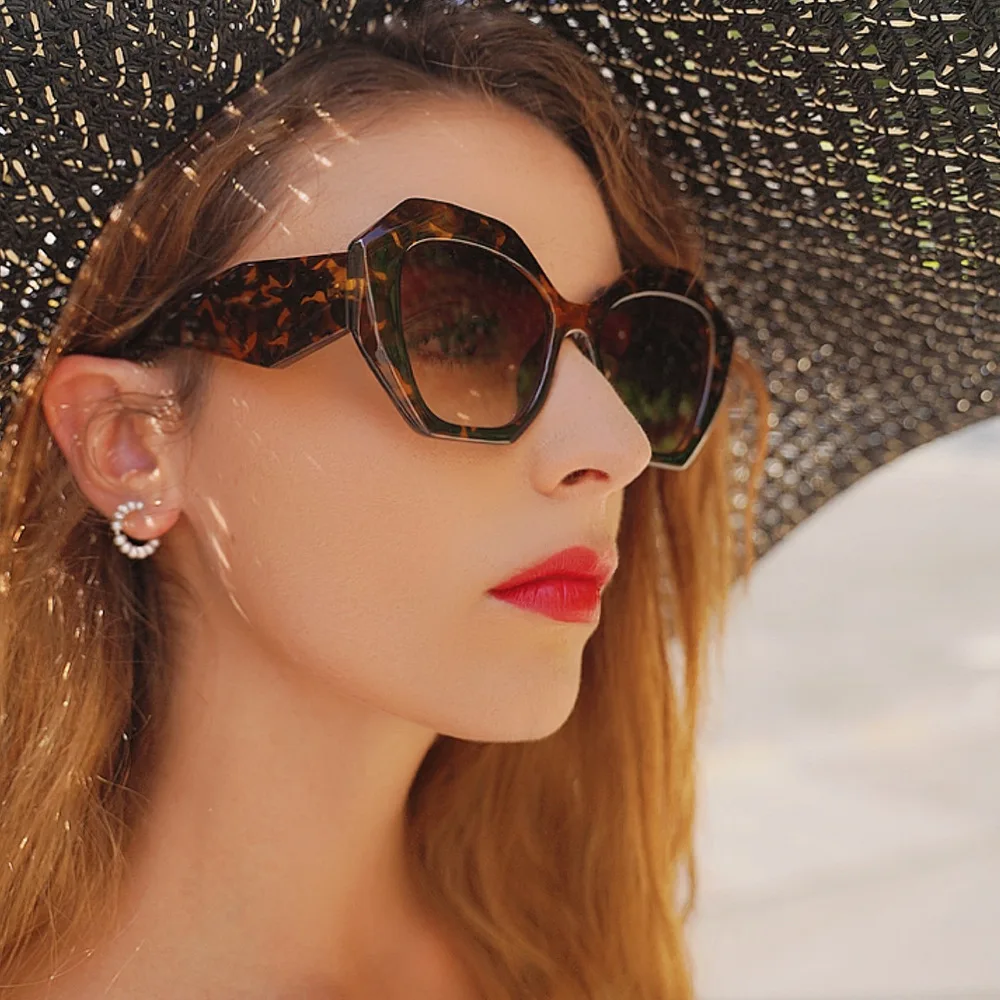 

Irregular Polygon Sunglasses For ladies Vintage make your brand Sun Glasses Female Elegant Shades trendy women sunglasses 2022