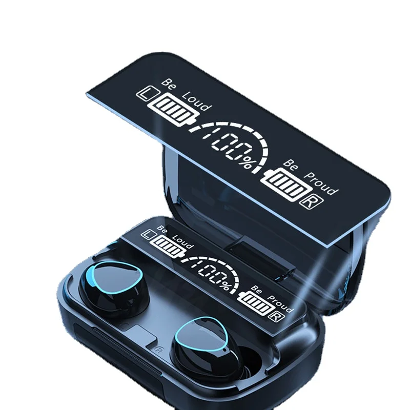 

M10 TWS 5.0 Audifonos Inalambricos Wireless Earphone Touch Control Waterproof 9D Stereo LED Display Headphones Headset