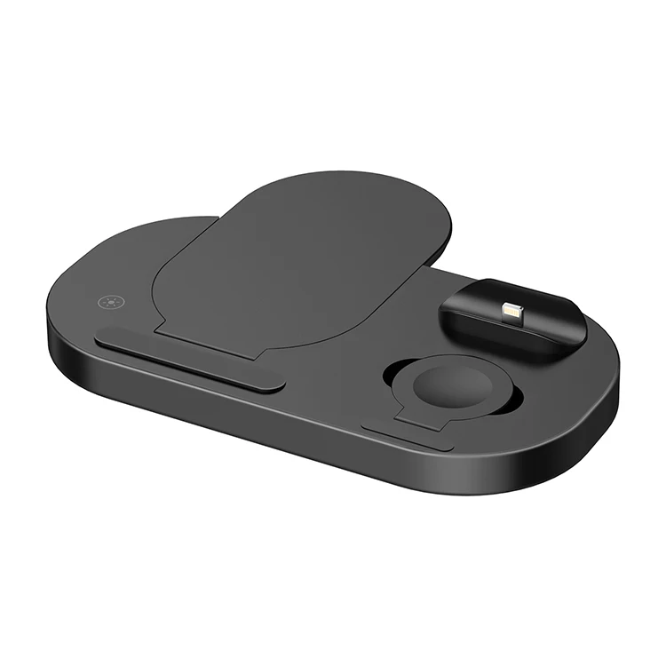 

Multifunction Foldable Apple Charging Stand Fast Wireless Charger 3 in 1 for Smart Watch Headset Phone