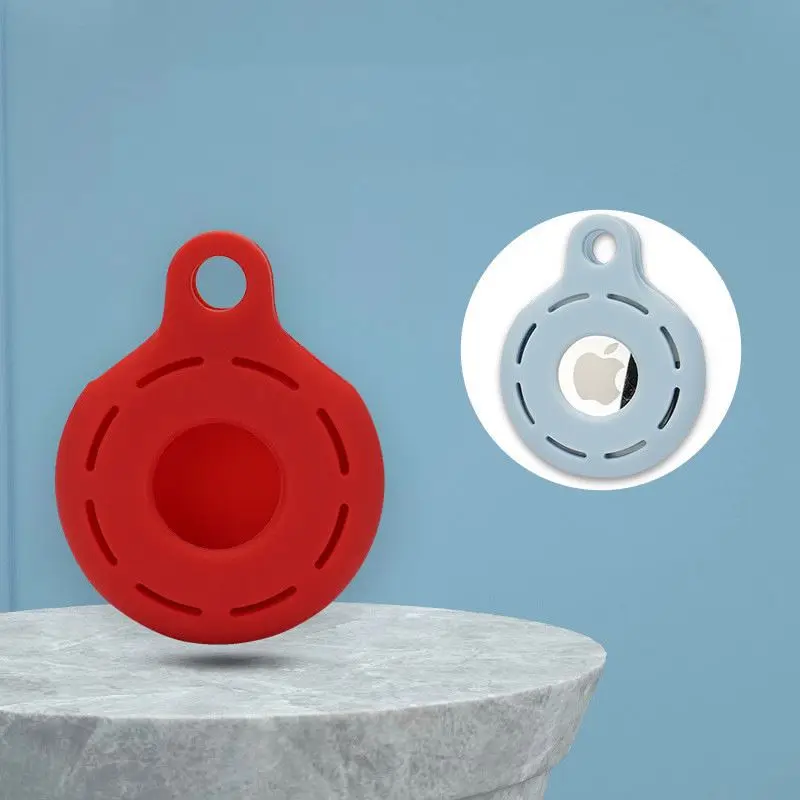 

New Listing Cute silicone case dog holder for airtag