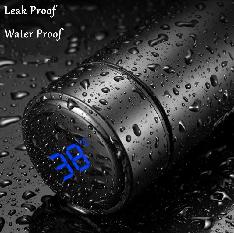 
2020 Temperature Bottle Intelligent Stainless Steel Thermo with LCD Touch Screen Insulated Vacuum Smart Water Thermal Bottle 
