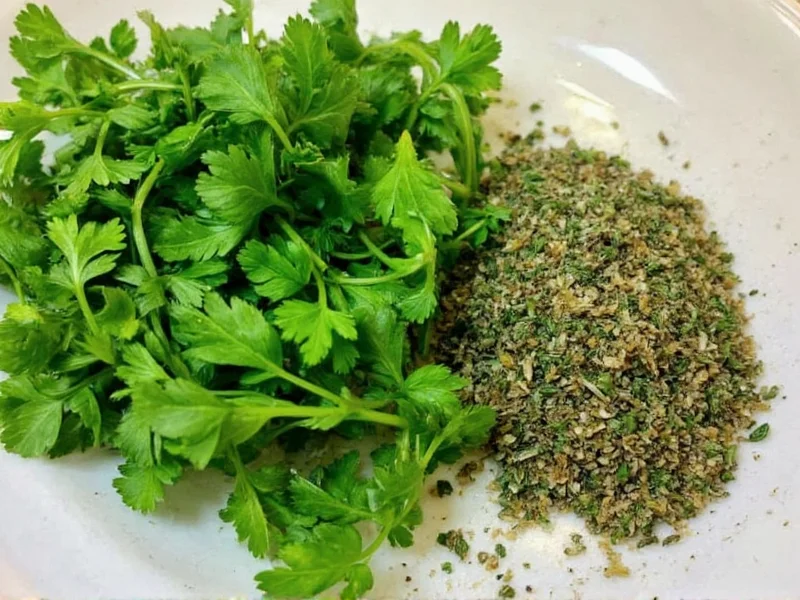 Fresh Parsley to Dried Ratio: Exact Conversion Guide