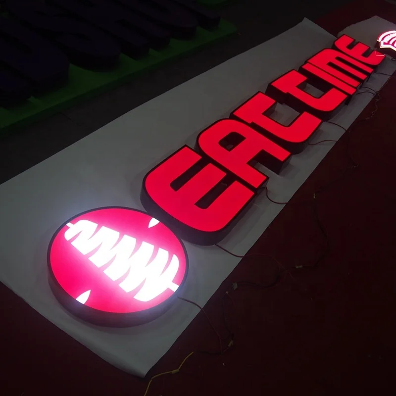 Led Acrylic Sign Board Led Illuminated Sign,Waterproof Light Box Outdoor Advertising,Edge Lit