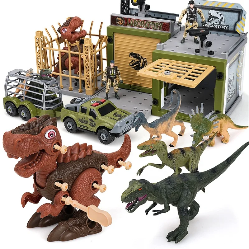 

(Only for US customers) TOY Life 2 IN 1Educational DIY Assembly Construction Toys Dinosaurs Take Apart Dinosaur Toy with Drill