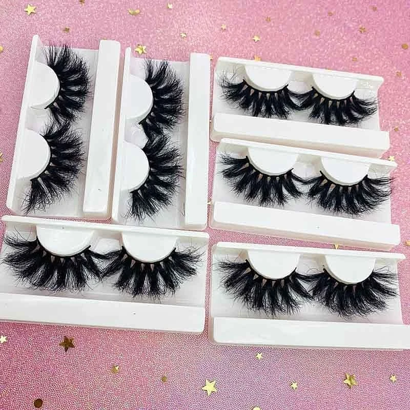 

Akara 5d 25mm mink eyelashes Custom lashes packaging boxes dramatic fluffy lashes wholesale premium lasheswholesale vendor, Natural black