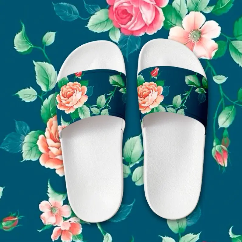 

Custom Slides Print Slippers With Logo EVA Sport Slide unisex Casual Slippers Sandals