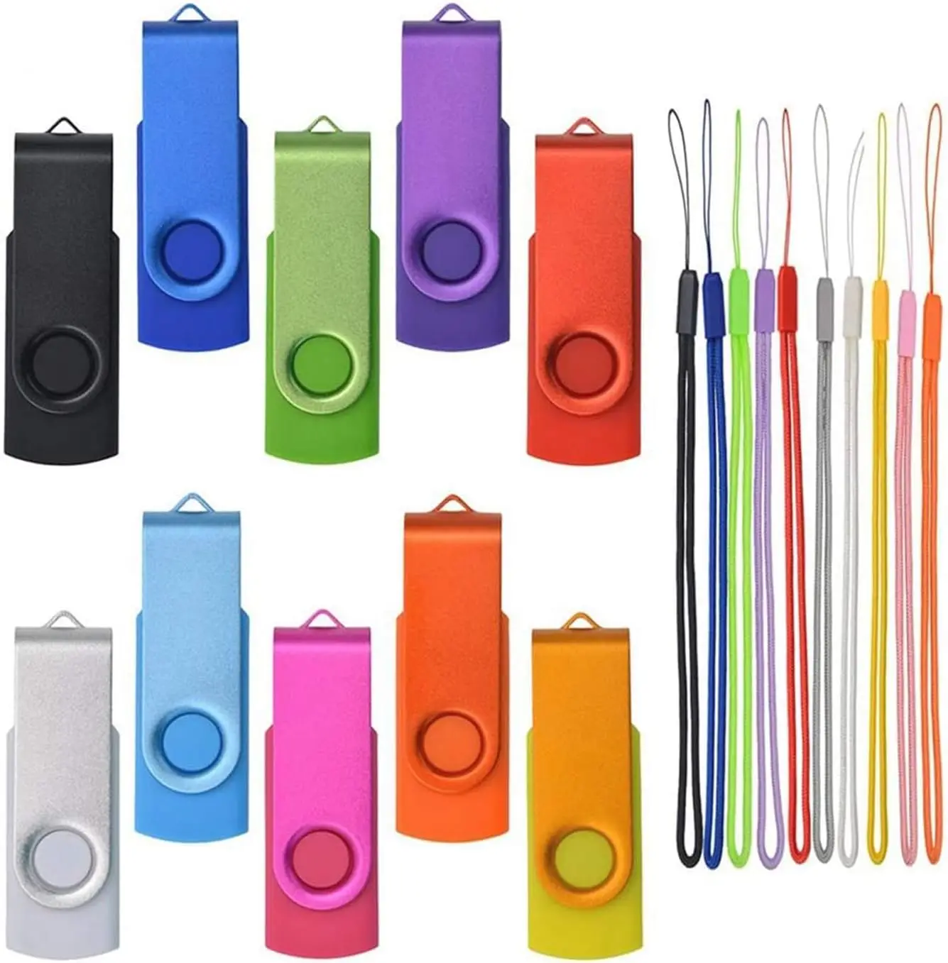 Gitra Rotate USB Flash Drive USB 2.0 Memory Sticks Swivel Small Capacity PenDrive 3.0 Branded Logo Flash Memory