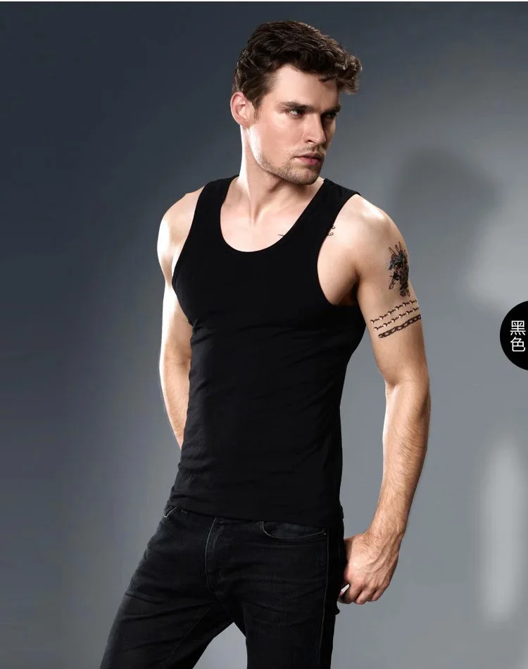 

2021 new Men's Fitness and Leisure Vest, Picture