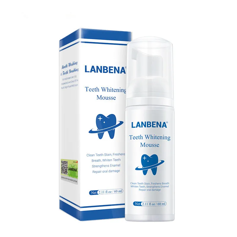 

LANBENA Teeth Whitening Freshen Breath Cleaning Teeth Stain Tooth Paste Mousse Foam